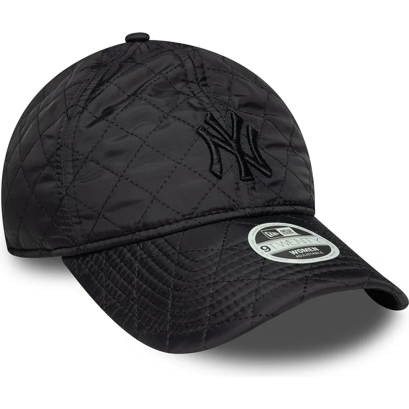 petten-gebogen-zwart-verstelbaar-9twenty-padded-van-new-york-yankees-mlb-van-new-era