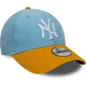 petten-gebogen-meerkleurig-verstelbaar-voor-kinderen-9forty-cord-van-new-york-yankees-mlb-van-new-era