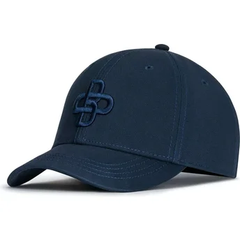 Petten gebogen marineblauw verstelbaar Baseball Peach OBL055 van Oblack