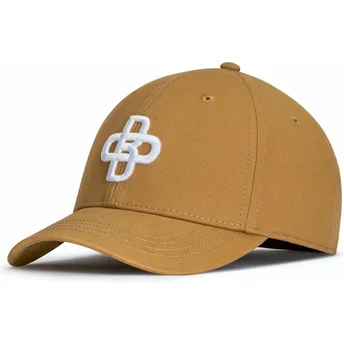 Petten gebogen bruin verstelbaar Baseball Peach OBL058 van Oblack