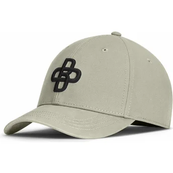 Petten gebogen groen verstelbaar Baseball Peach OBL053 van Oblack