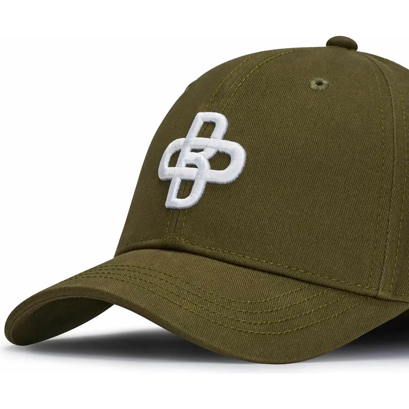 petten-gebogen-groen-verstelbaar-baseball-peach-obl051-van-oblack