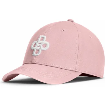 Petten gebogen roze verstelbaar Baseball Peach OBL056 van Oblack