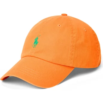 Petten gebogen oranje verstelbaar Cotton Chino Classic Sport van Polo Ralph Lauren