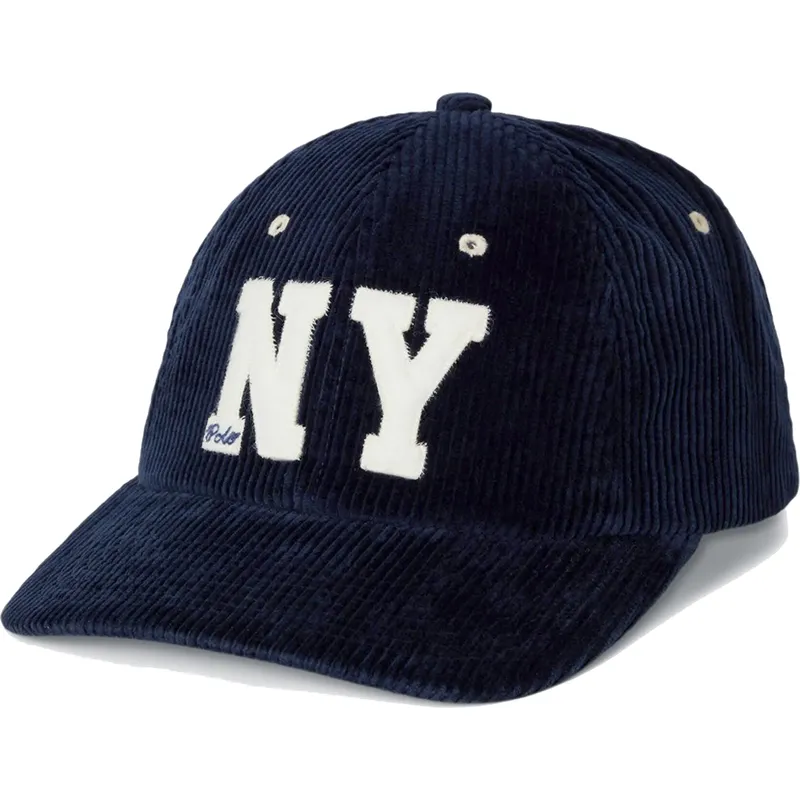 petten-gebogen-marineblauw-verstelbaar-ny-patch-authentic-corduroy-van-polo-ralph-lauren petten-gebogen-marineblauw-verstelbaar-ny-patch-authentic-corduroy-van-polo-ralph-lauren