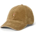 petten-gebogen-bruin-verstelbaar-classic-sport-corduroy-van-polo-ralph-lauren
