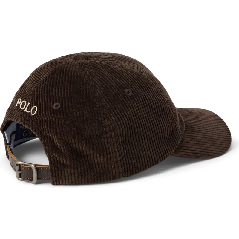 petten-gebogen-bruin-verstelbaar-classic-sport-corduroy-van-polo-ralph-lauren