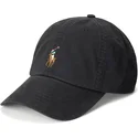 petten-gebogen-zwart-verstelbaar-classic-sport-stretch-cotton-twill-van-polo-ralph-lauren