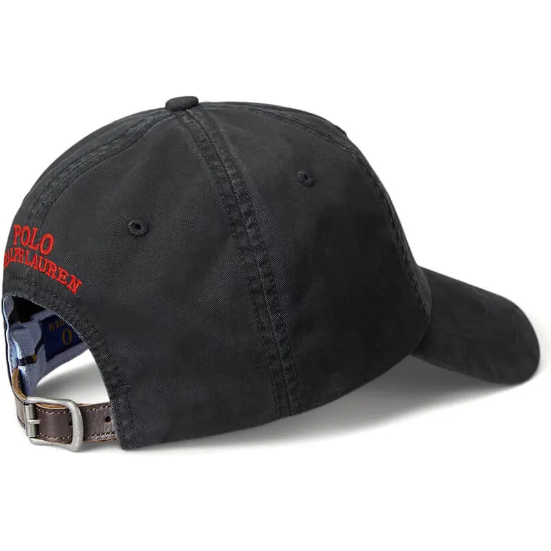 petten-gebogen-zwart-verstelbaar-classic-sport-stretch-cotton-twill-van-polo-ralph-lauren