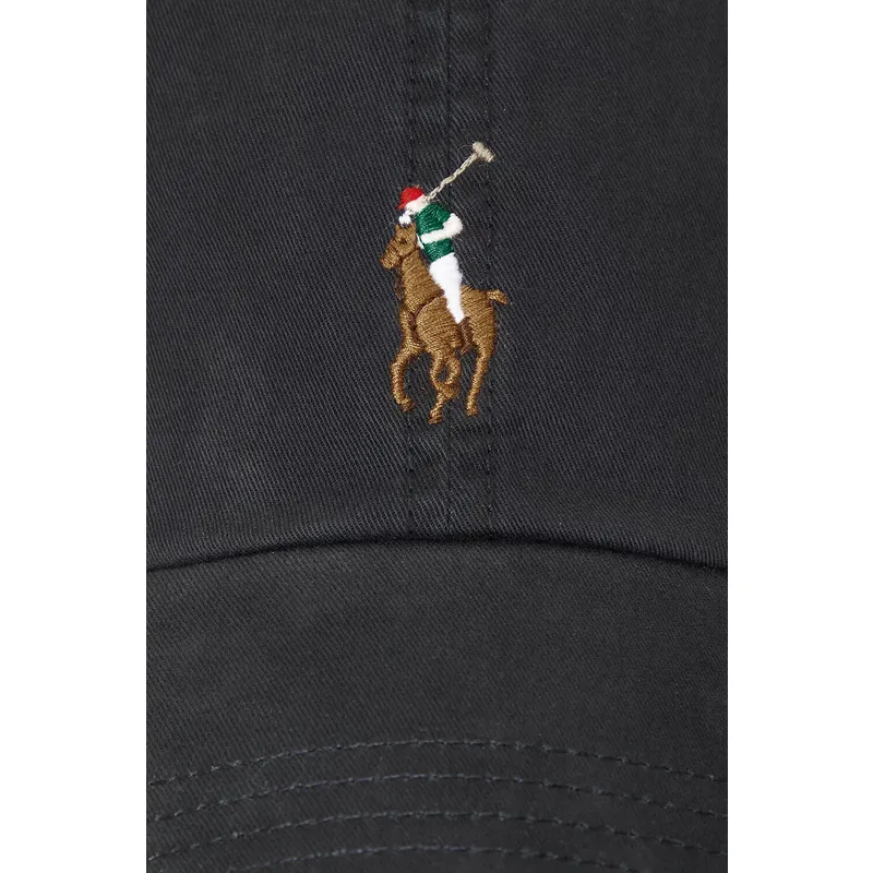 petten-gebogen-zwart-verstelbaar-classic-sport-stretch-cotton-twill-van-polo-ralph-lauren
