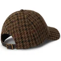 petten-gebogen-bruin-verstelbaar-checked-wool-tweed-van-polo-ralph-lauren
