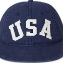 petten-plat-marineblauw-verstelbaar-usa-appliqued-twill-van-polo-ralph-lauren