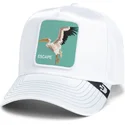 petten-gebogen-wit-snapback-goorin-bros-pelican-bird-escape-not-into-yoga-great-escape-the-farm-white-hat-the-farm-van-goorin-br