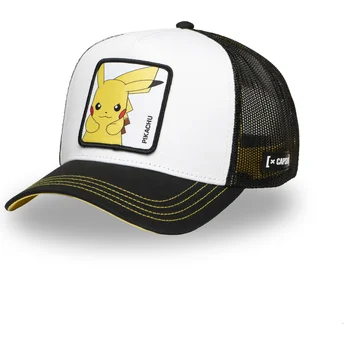 Petten gebogen zwart snapback PKM6 ELE Pikachu Pokémon van Capslab