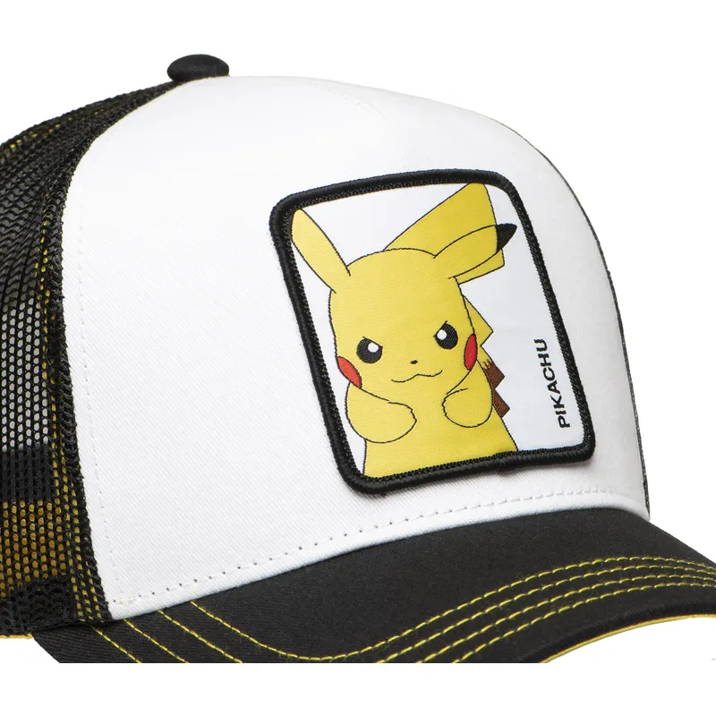 petten-gebogen-zwart-snapback-pkm6-ele-pikachu-pokemon-van-capslab petten-gebogen-zwart-snapback-pkm6-ele-pikachu-pokemon-van-capslab