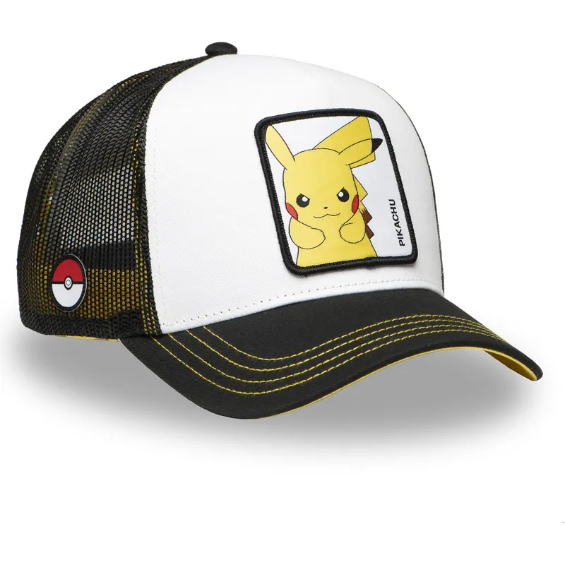 petten-gebogen-zwart-snapback-pkm6-ele-pikachu-pokemon-van-capslab petten-gebogen-zwart-snapback-pkm6-ele-pikachu-pokemon-van-capslab