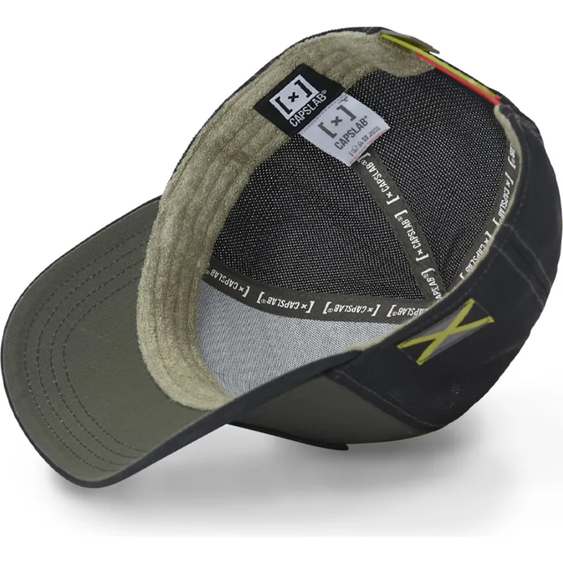 petten-gebogen-zwart-snapback-natural-mystik-mys-leeuw-fabeldieren-van-capslab