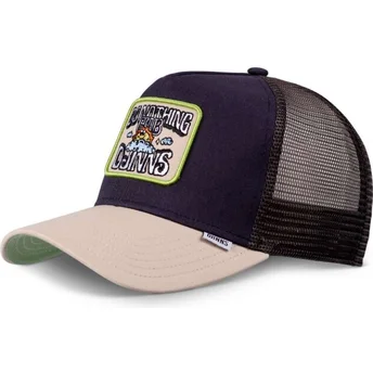 Petten gebogen marineblauw snapback Do Nothing Club HFT DNC Sun van Djinns