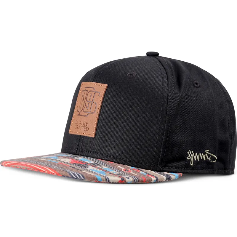 petten-plat-zwart-snapback-aztek-van-djinns petten-plat-zwart-snapback-aztek-van-djinns