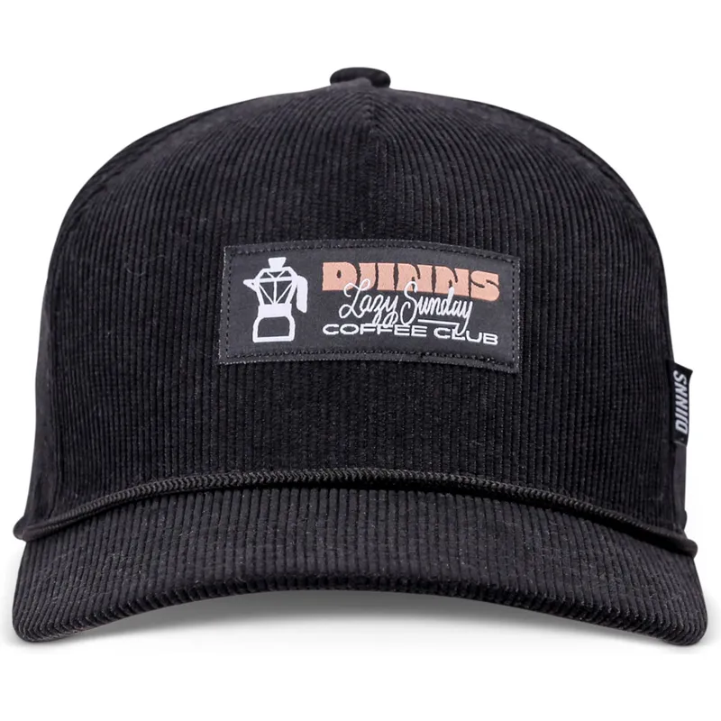 petten-gebogen-zwart-snapback-hft-sunday-coffee-cord-van-djinns