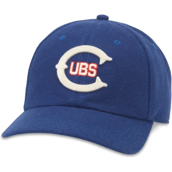 Petten gebogen blauw verstelbaar Cleveland Cubs Archive Legend van Cleveland Cubs MLB van American Needle