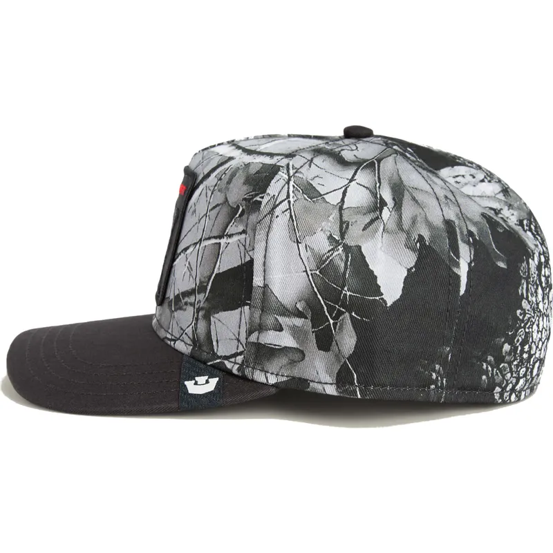 petten-gebogen-zwart-snapback-misfit-camo-desaturated-camo-the-farm-van-goorin-bros