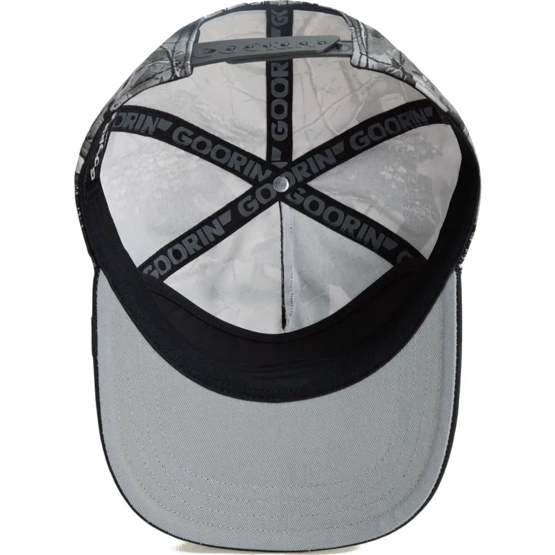 petten-gebogen-zwart-snapback-misfit-camo-desaturated-camo-the-farm-van-goorin-bros