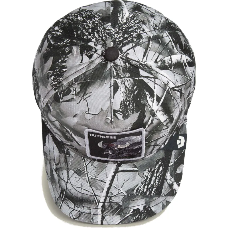 petten-gebogen-camouflage-snapback-ruthless-camo-desaturated-camo-the-farm-van-goorin-bros