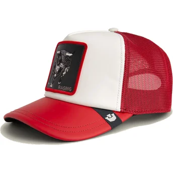 Petten gebogen rood snapback LFG Raging Bull Pre-Game Seasonal The Farm van Goorin Bros.