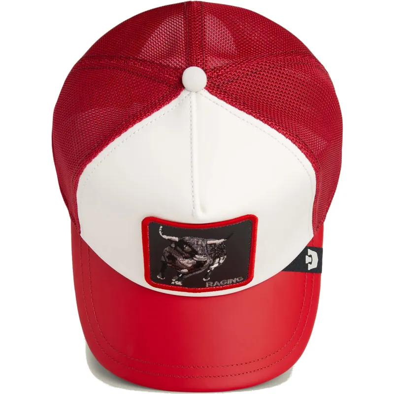 petten-gebogen-rood-snapback-lfg-raging-bull-pre-game-seasonal-the-farm-van-goorin-bros