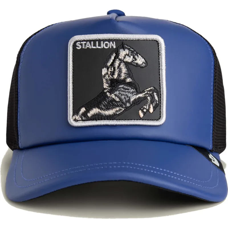 petten-gebogen-blauw-snapback-lfg-stallion-pre-game-seasonal-the-farm-van-goorin-bros