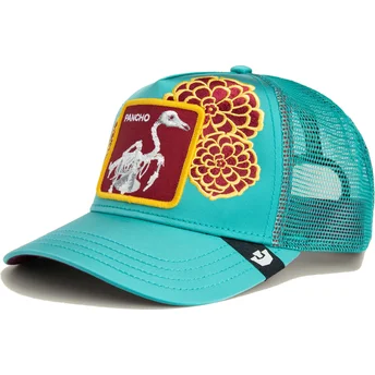 Petten gebogen blauw snapback Dia Pancho Dia van Los...