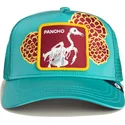 petten-gebogen-blauw-snapback-dia-pancho-dia-van-los-muertos-the-farm-van-goorin-bros