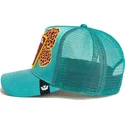petten-gebogen-blauw-snapback-dia-pancho-dia-van-los-muertos-the-farm-van-goorin-bros