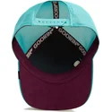 petten-gebogen-blauw-snapback-dia-pancho-dia-van-los-muertos-the-farm-van-goorin-bros