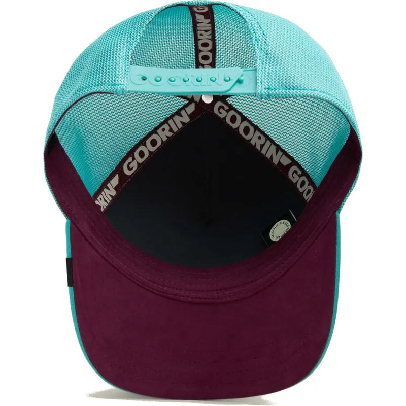 petten-gebogen-blauw-snapback-dia-pancho-dia-van-los-muertos-the-farm-van-goorin-bros