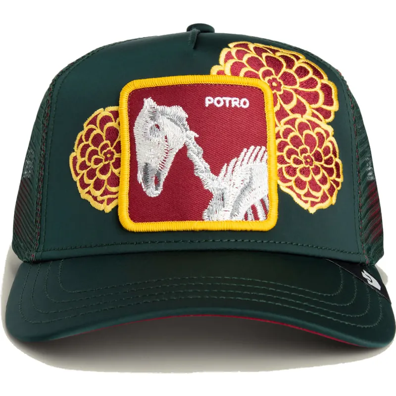 petten-gebogen-groen-snapback-dia-potro-dia-van-los-muertos-the-farm-van-goorin-bros petten-gebogen-groen-snapback-dia-potro-dia-van-los-muertos-the-farm-van-goorin-bros