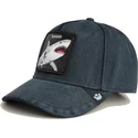 petten-gebogen-zwart-snapback-denim-smurf-the-showdown-the-farm-van-goorin-bros