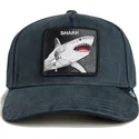 petten-gebogen-zwart-snapback-denim-smurf-the-showdown-the-farm-van-goorin-bros