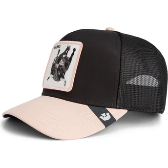 Petten gebogen zwart snapback Raging Llub Flip Side 2 The Farm van Goorin Bros.
