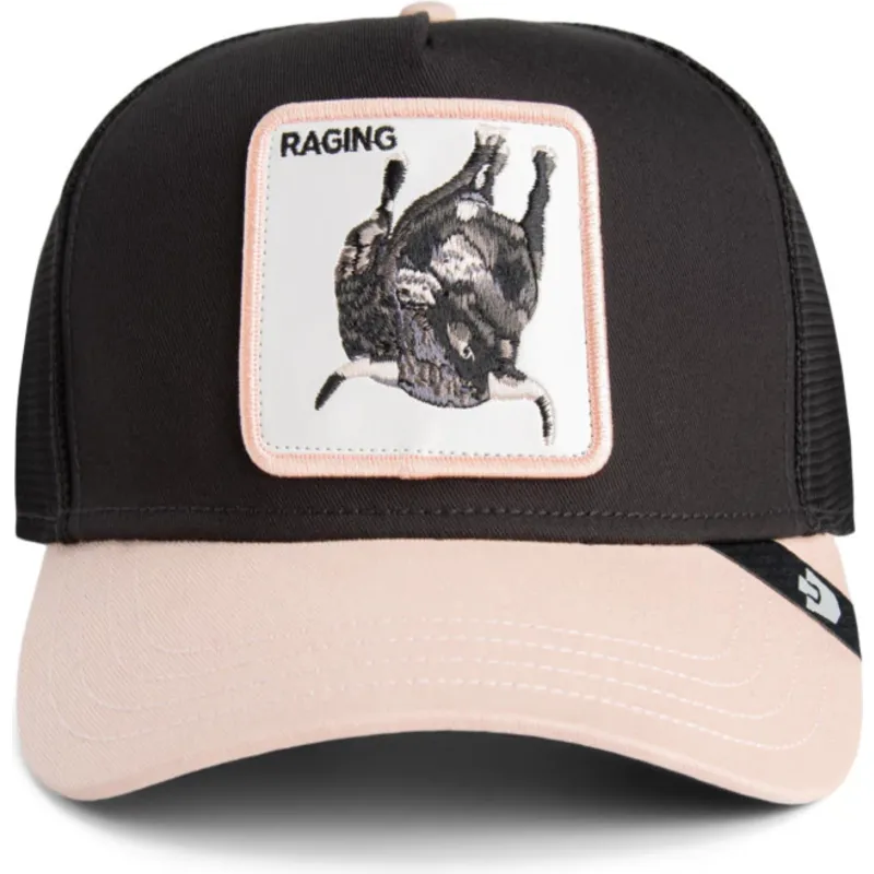 petten-gebogen-zwart-snapback-raging-llub-flip-side-2-the-farm-van-goorin-bros petten-gebogen-zwart-snapback-raging-llub-flip-side-2-the-farm-van-goorin-bros
