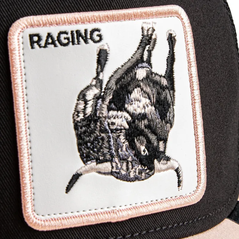 petten-gebogen-zwart-snapback-raging-llub-flip-side-2-the-farm-van-goorin-bros petten-gebogen-zwart-snapback-raging-llub-flip-side-2-the-farm-van-goorin-bros