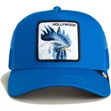 petten-gebogen-blauw-snapback-hollywood-rooster-sport-the-farm-van-goorin-bros