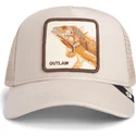 petten-gebogen-beige-snapback-the-outlaw-lizard-sport-the-farm-van-goorin-bros