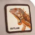 petten-gebogen-beige-snapback-the-outlaw-lizard-sport-the-farm-van-goorin-bros