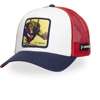 Petten gebogen meerkleurig snapback MHA All Might My Hero Academia van Capslab