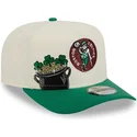 petten-gebogen-groen-snapback-9fifty-a-frame-precurved-hardwood-classics-van-boston-celtics-nba-van-new-era