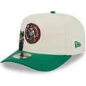 petten-gebogen-groen-snapback-9fifty-a-frame-precurved-hardwood-classics-van-boston-celtics-nba-van-new-era