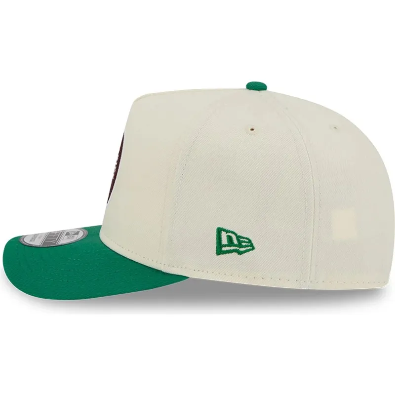 petten-gebogen-groen-snapback-9fifty-a-frame-precurved-hardwood-classics-van-boston-celtics-nba-van-new-era