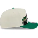 petten-gebogen-groen-snapback-9fifty-a-frame-precurved-hardwood-classics-van-boston-celtics-nba-van-new-era